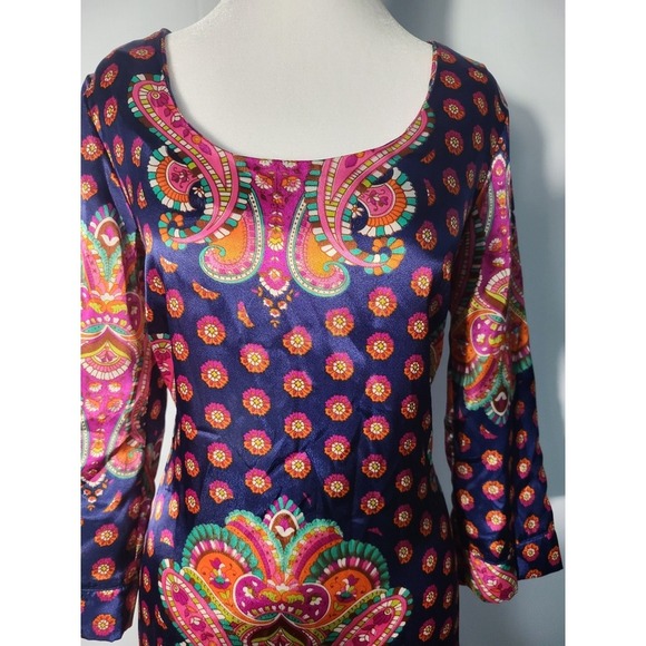 Rubber Ducky Multicolor Paisley Knee Dress - Picture 5 of 6